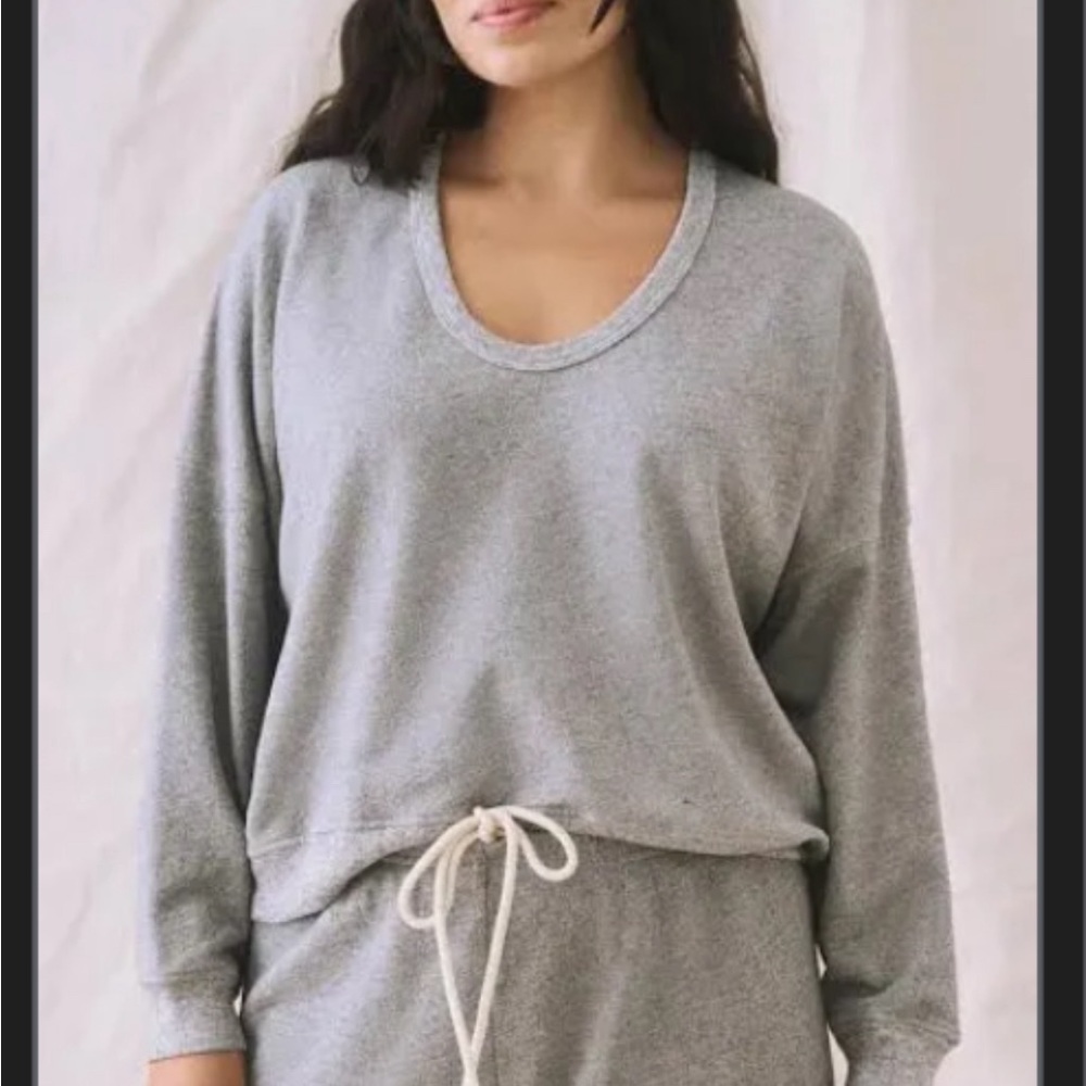 The U-Neck Teammate Sweatshirt. -- Varsity grey